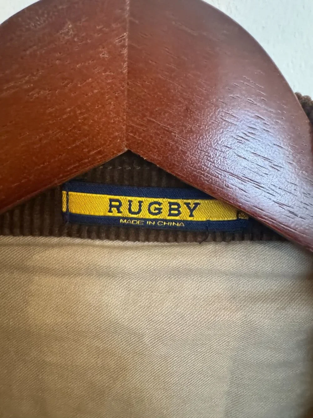 Rugby Ralph Lauren Brown Corduroy Sports Jacket - Picture 3 of 6
